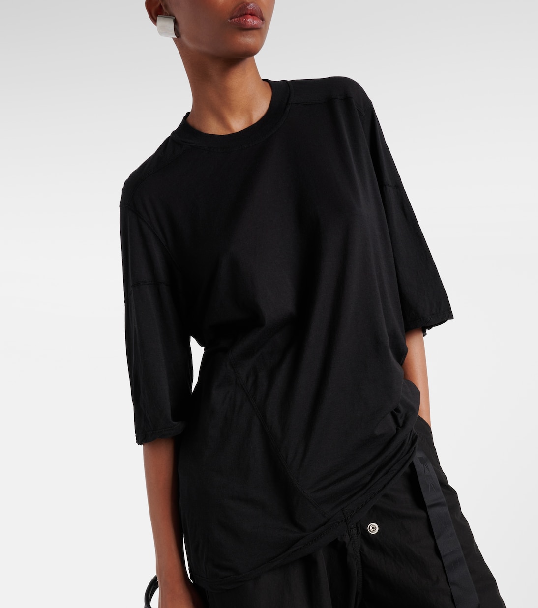 T-shirt oversize DRKSHDW in jersey di cotone | Rick Owens
