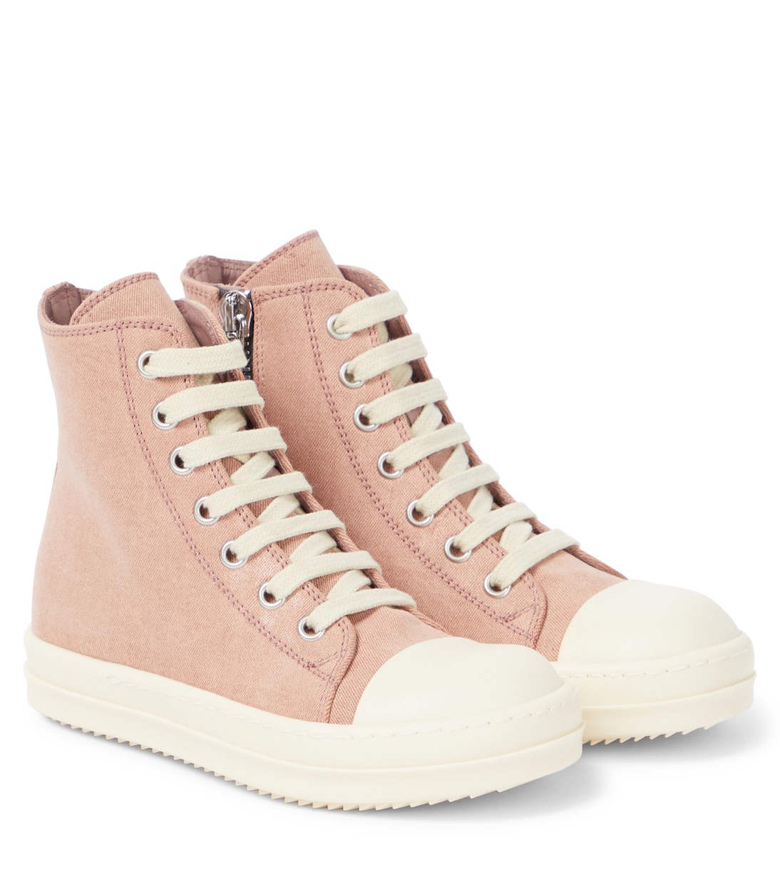 High-Top Sneakers aus Denim | Rick Owens Kids