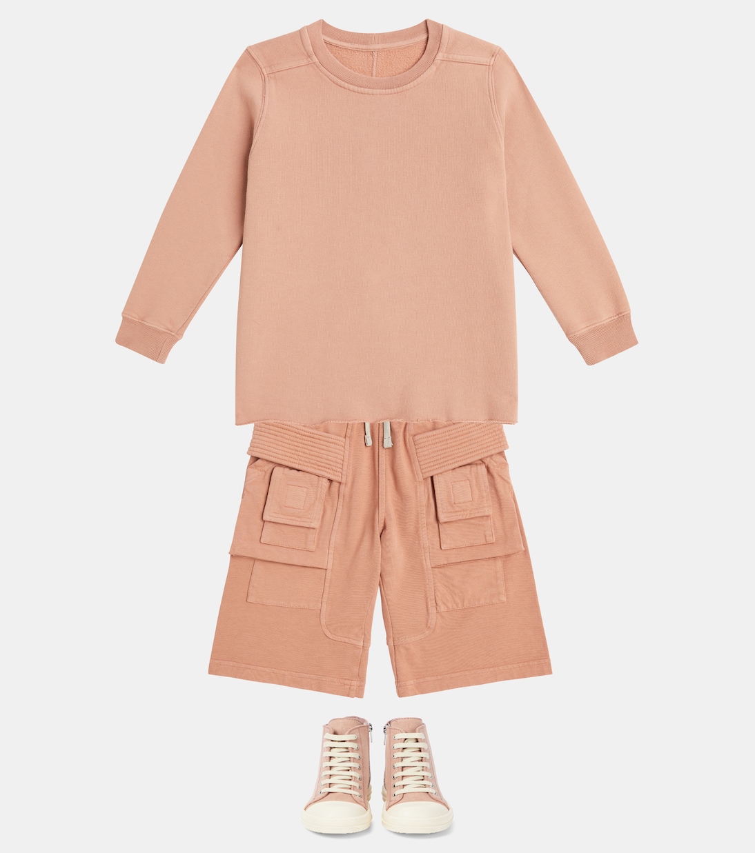 High-Top Sneakers aus Denim | Rick Owens Kids