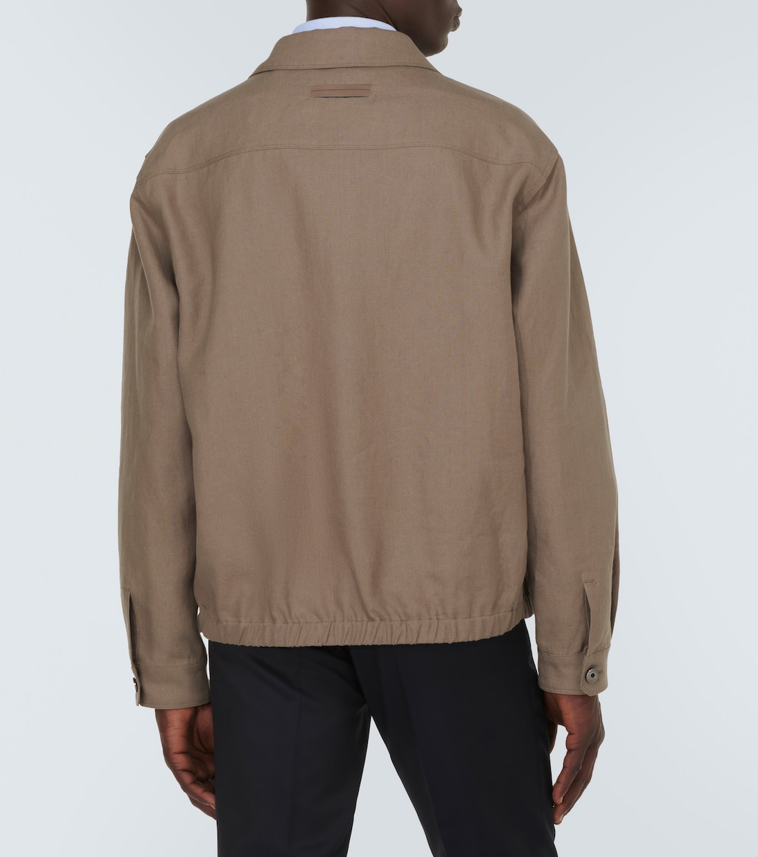 Hemdjacke aus Leinen | Zegna