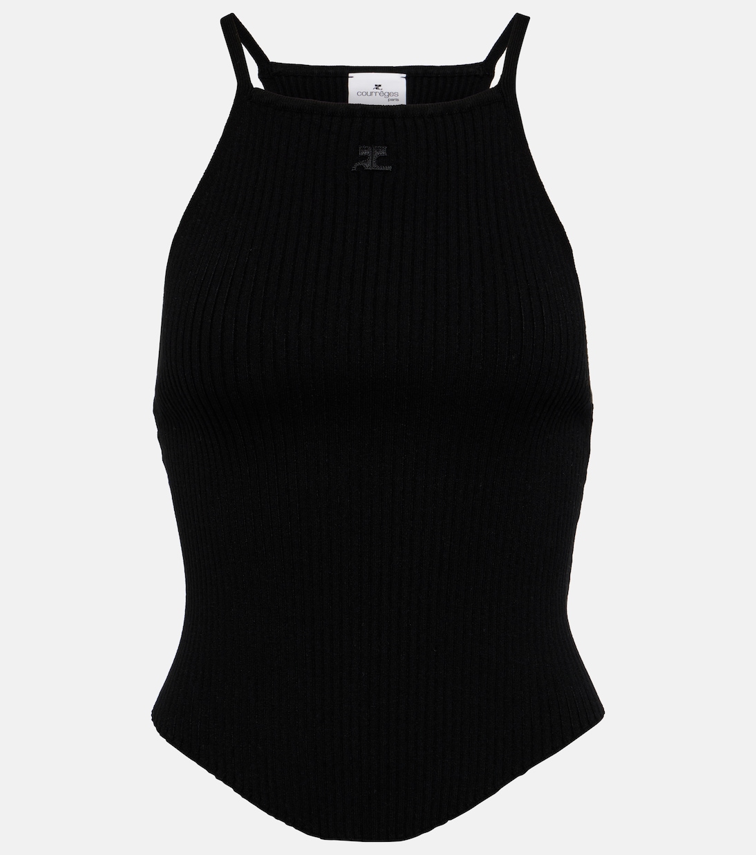 Top in maglia a coste | Courrèges