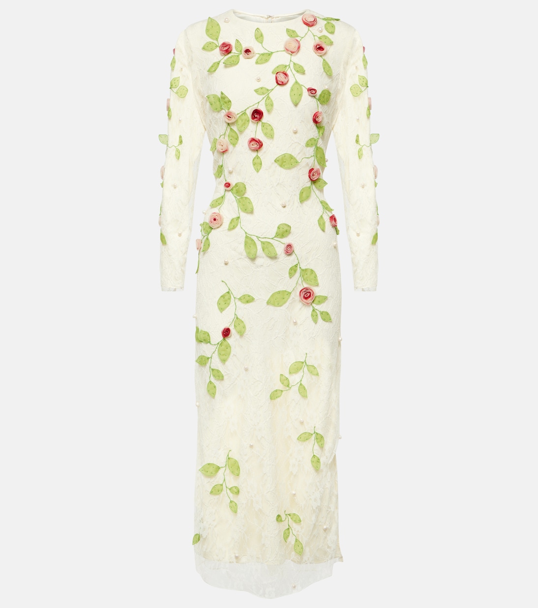 Abito midi Avelina in cotone con pizzo | Markarian