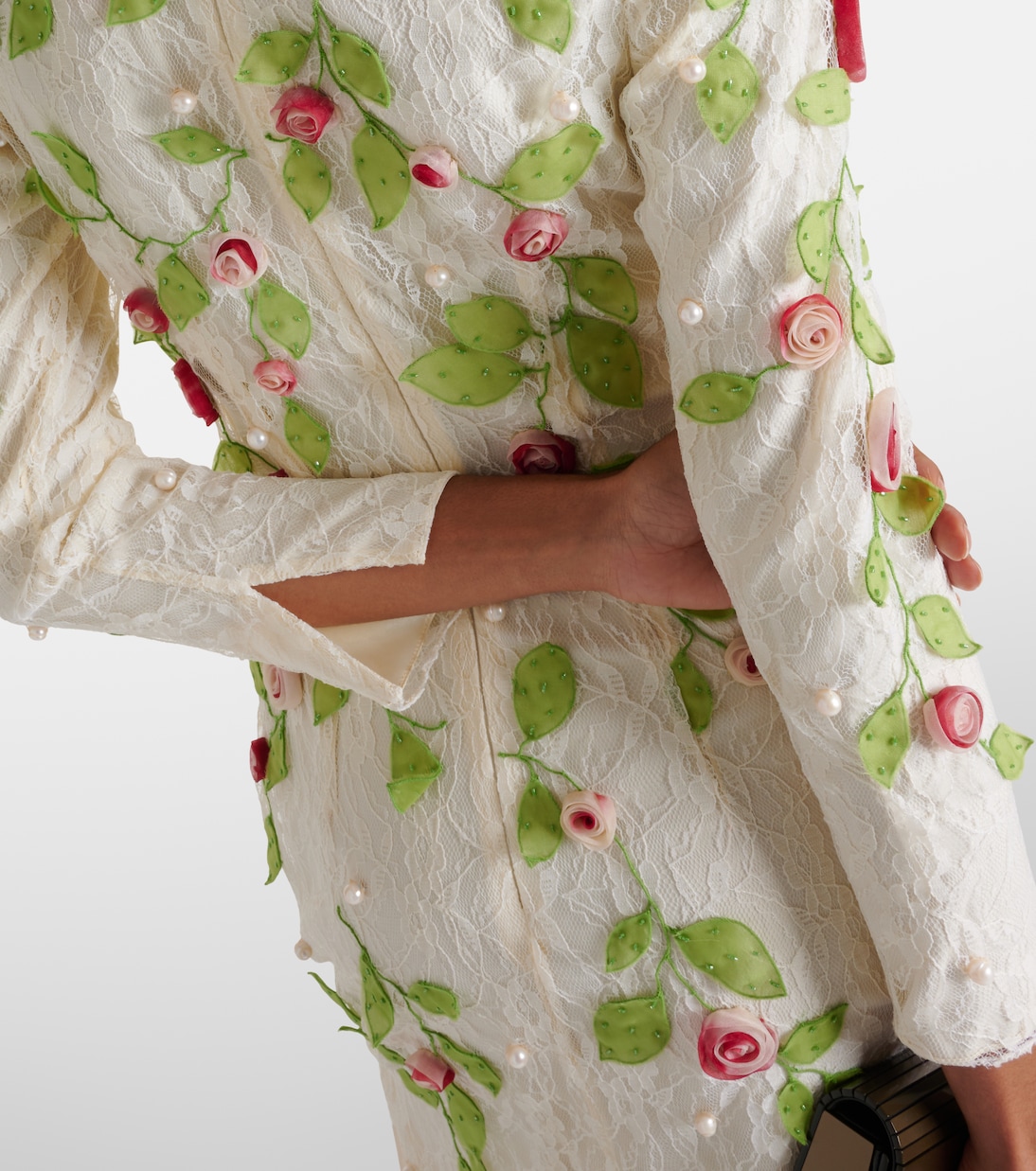 Abito midi Avelina in cotone con pizzo | Markarian