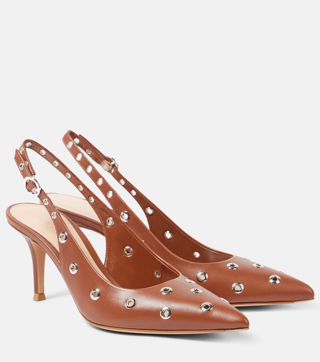 Pumps slingback Lydia 70 in pelle | Gianvito Rossi