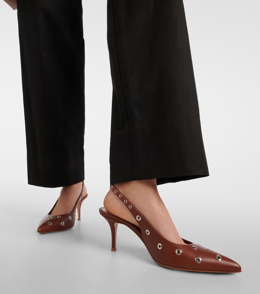 Pumps slingback Lydia 70 in pelle | Gianvito Rossi