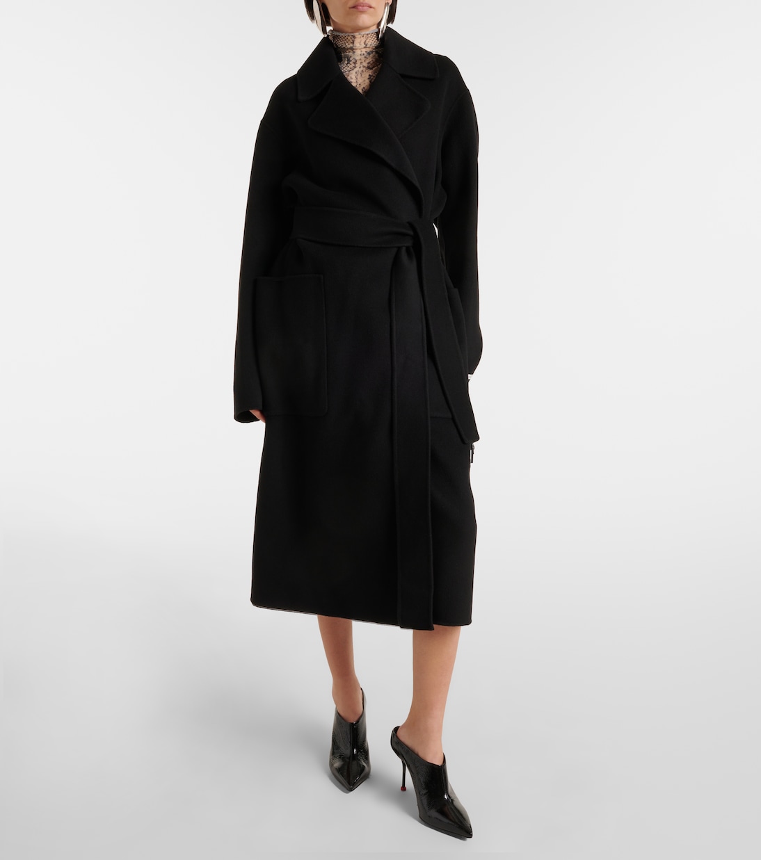Mantel Veleno aus Schurwolle | Sportmax