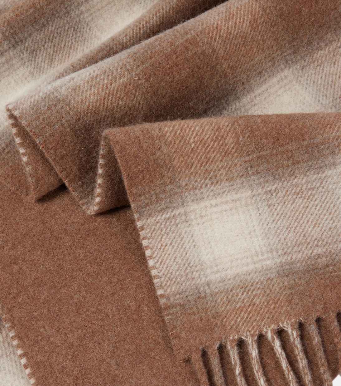 Scialle in lana e cashmere tartan Loro Piana per stile giovane e raffinato