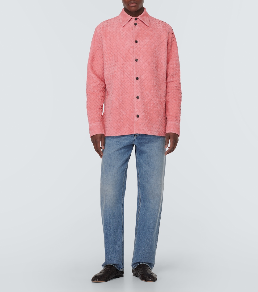 Camicia Intrecciato in suede | Bottega Veneta