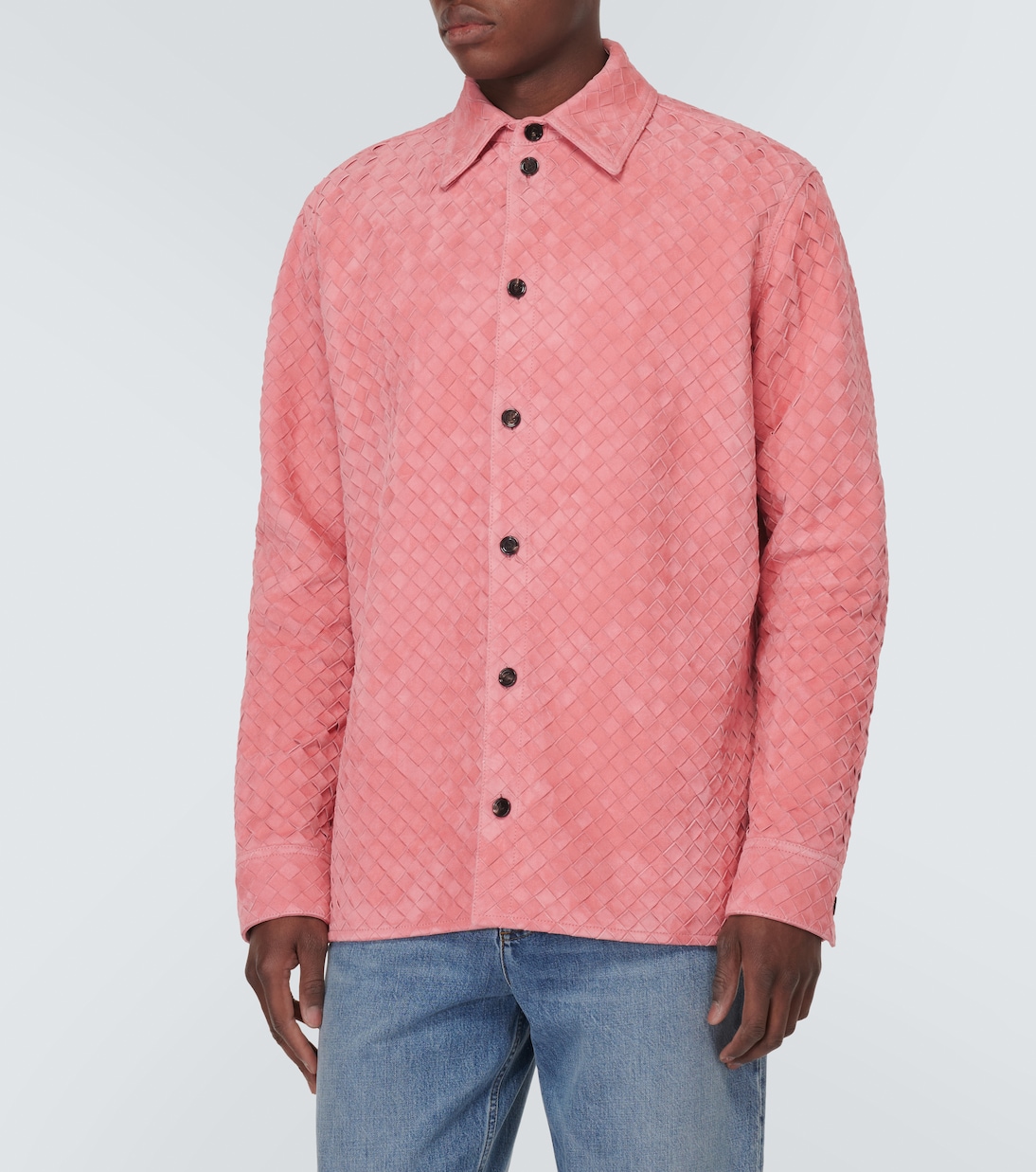 Camicia Intrecciato in suede | Bottega Veneta