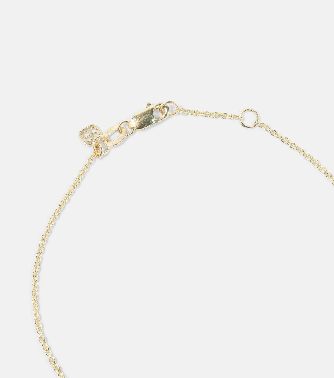 Bracciale in oro giallo e bianco 14kt con diamanti e motivo Luna Crescente per giovani