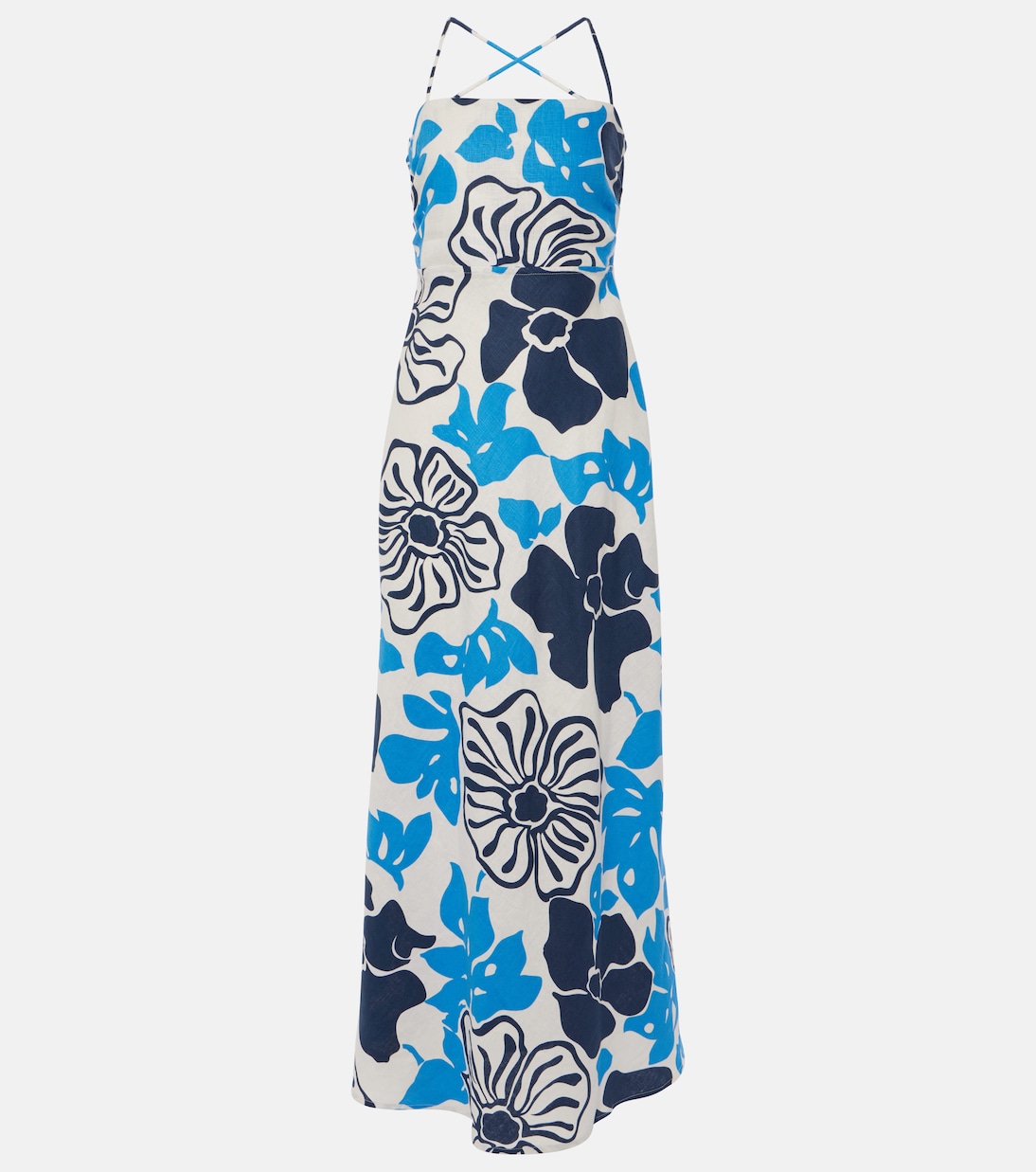 Robe longue Garcia en lin à fleurs | Faithfull