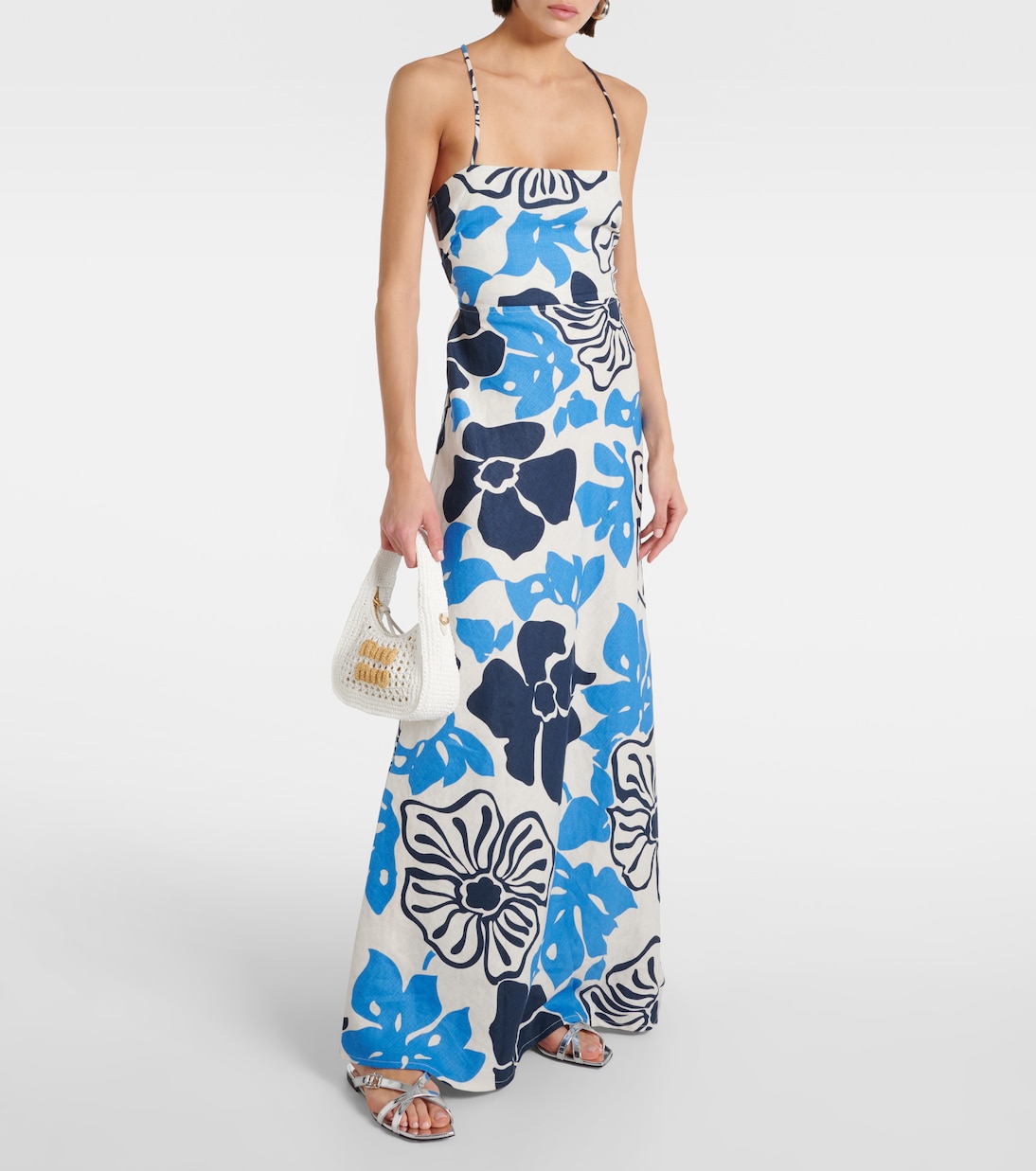 Robe longue Garcia en lin à fleurs | Faithfull