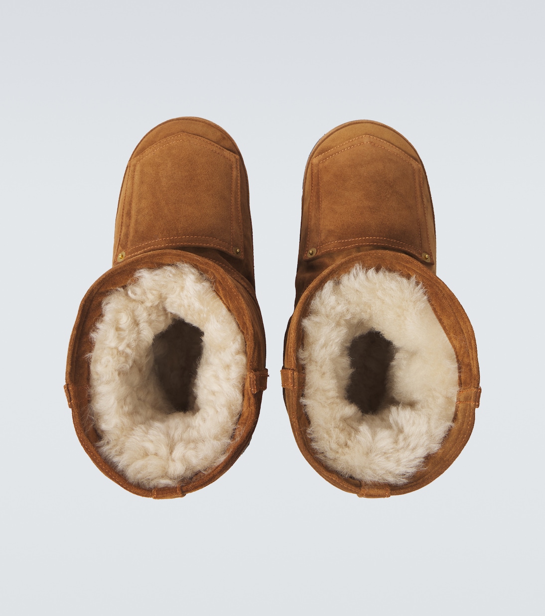 Bottines en daim et shearling | Acne Studios