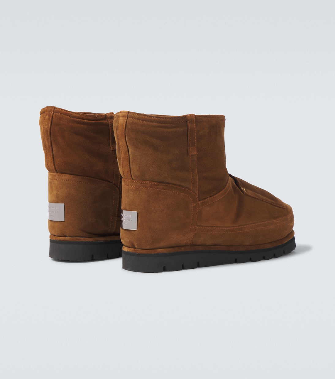 Bottines en daim et shearling | Acne Studios
