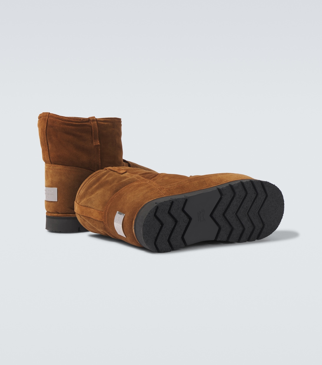 Bottines en daim et shearling | Acne Studios