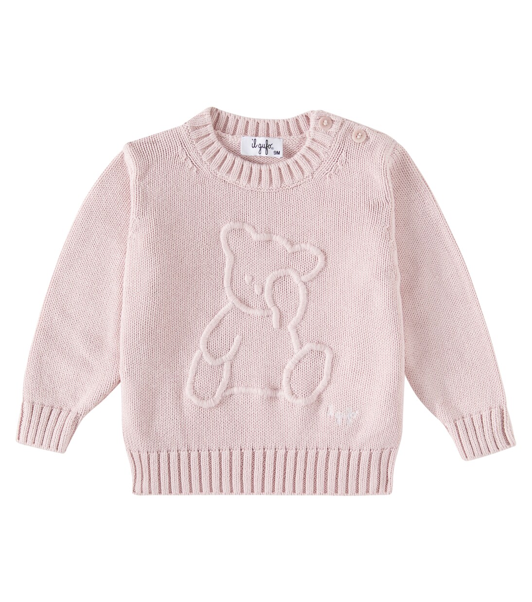 Bébé – Pull brodé en coton | Il Gufo