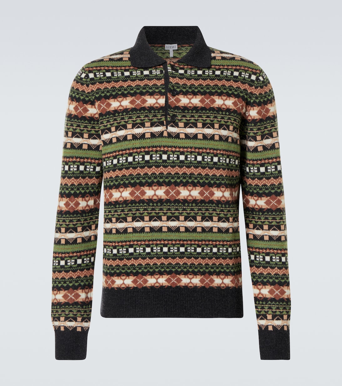 Pull en jacquard de laine | Loewe