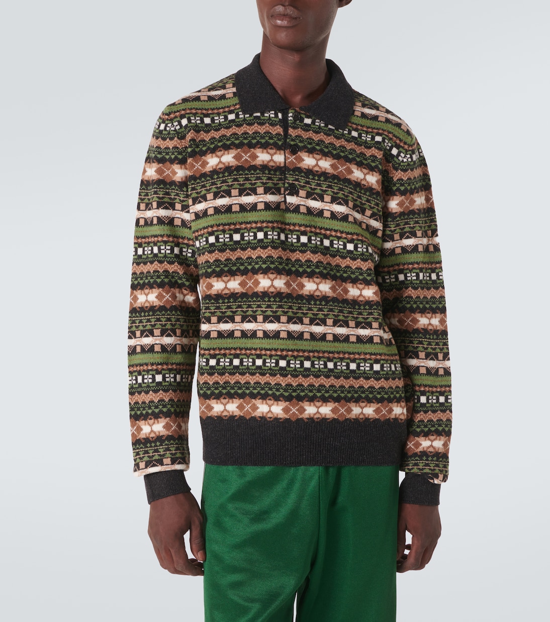 Pull en jacquard de laine | Loewe