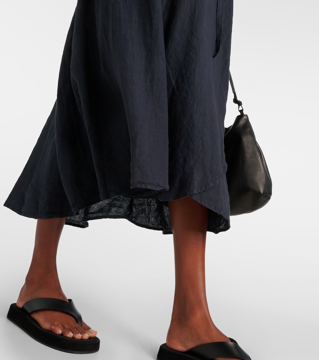 Abito midi Dalene in lino | Velvet