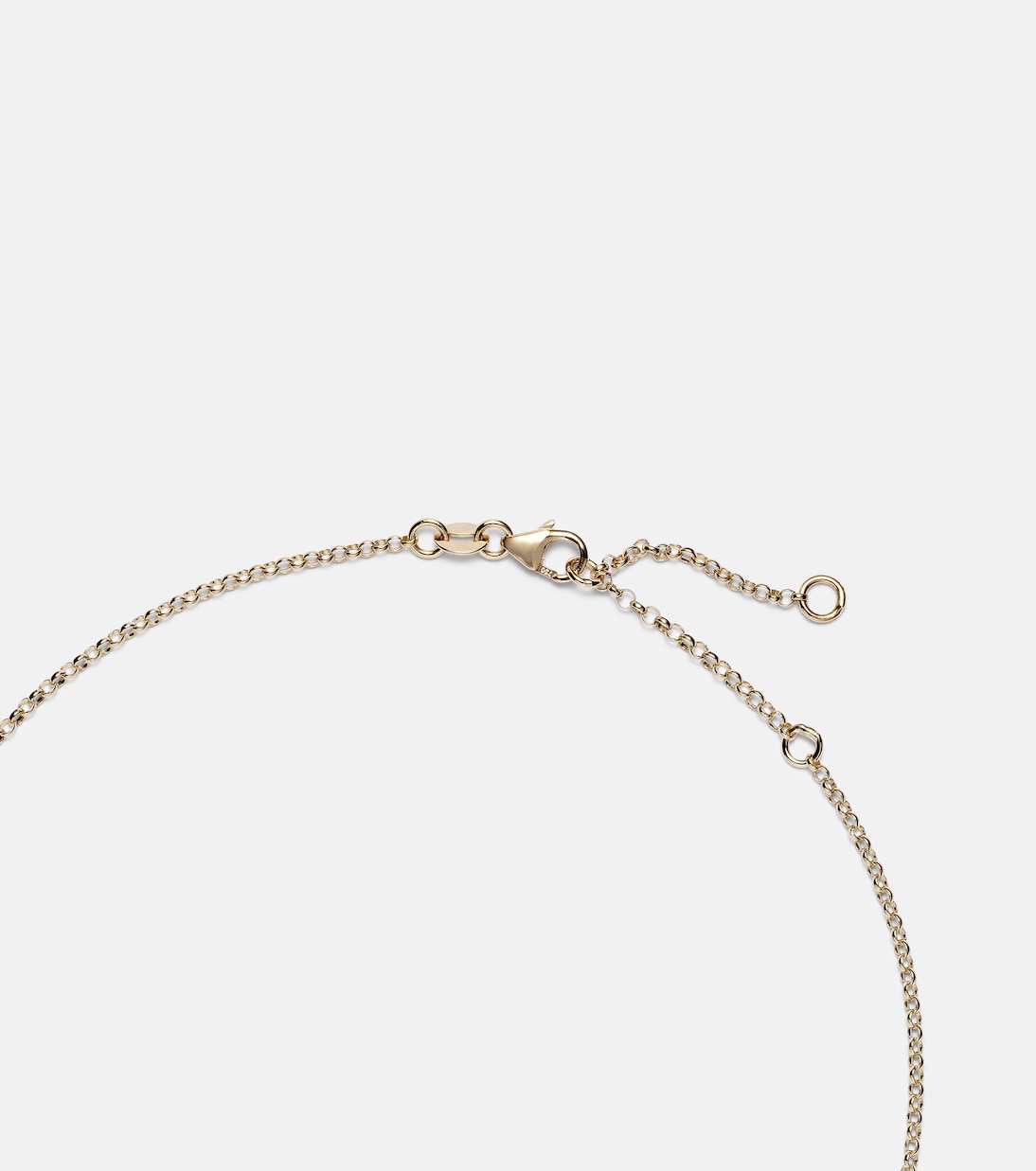Collana Pave Diamond Disk in oro 18kt con diamanti | FoundRae