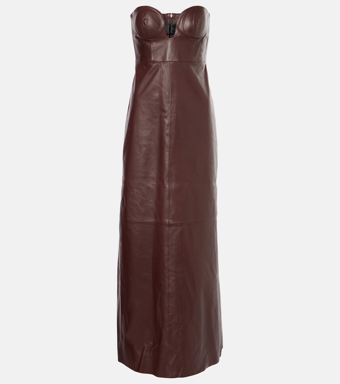 Robe midi en cuir | Dodo Bar Or