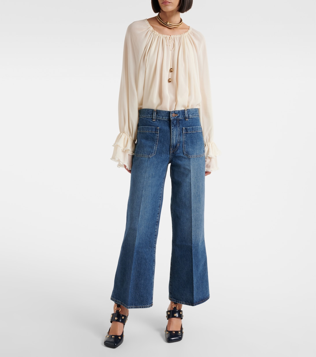 Jean ample raccourci | Chloé