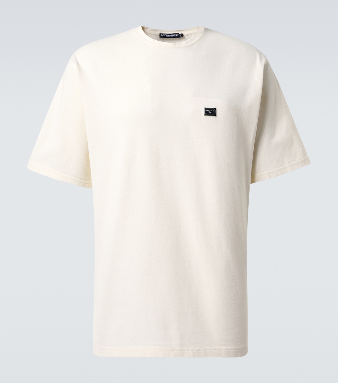 T-shirt in piqué di cotone  | Dolce&Gabbana