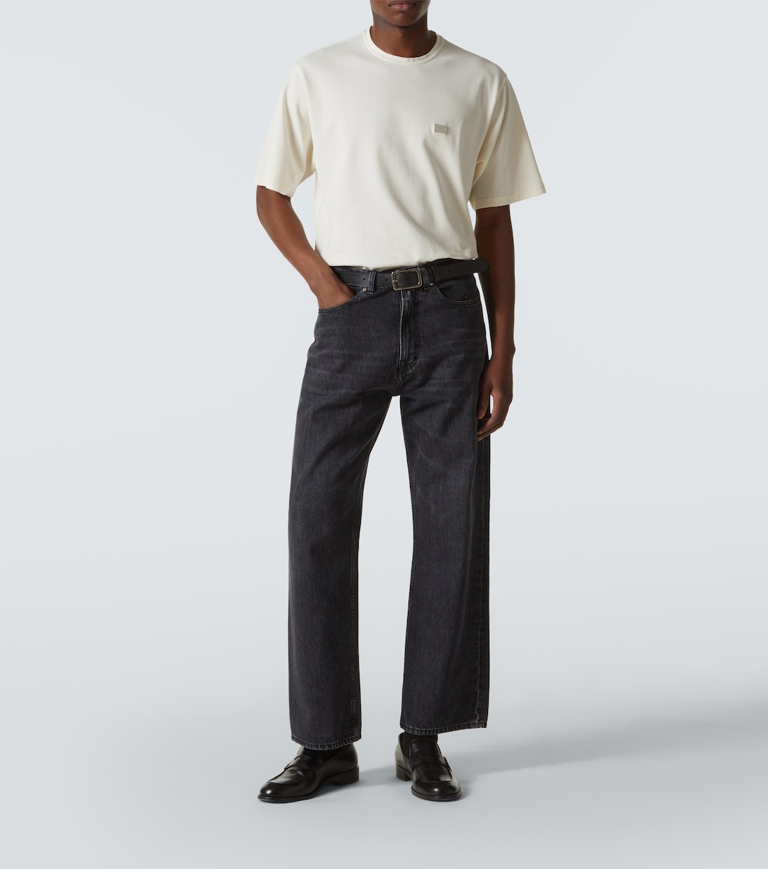 T-shirt in piqué di cotone  | Dolce&Gabbana