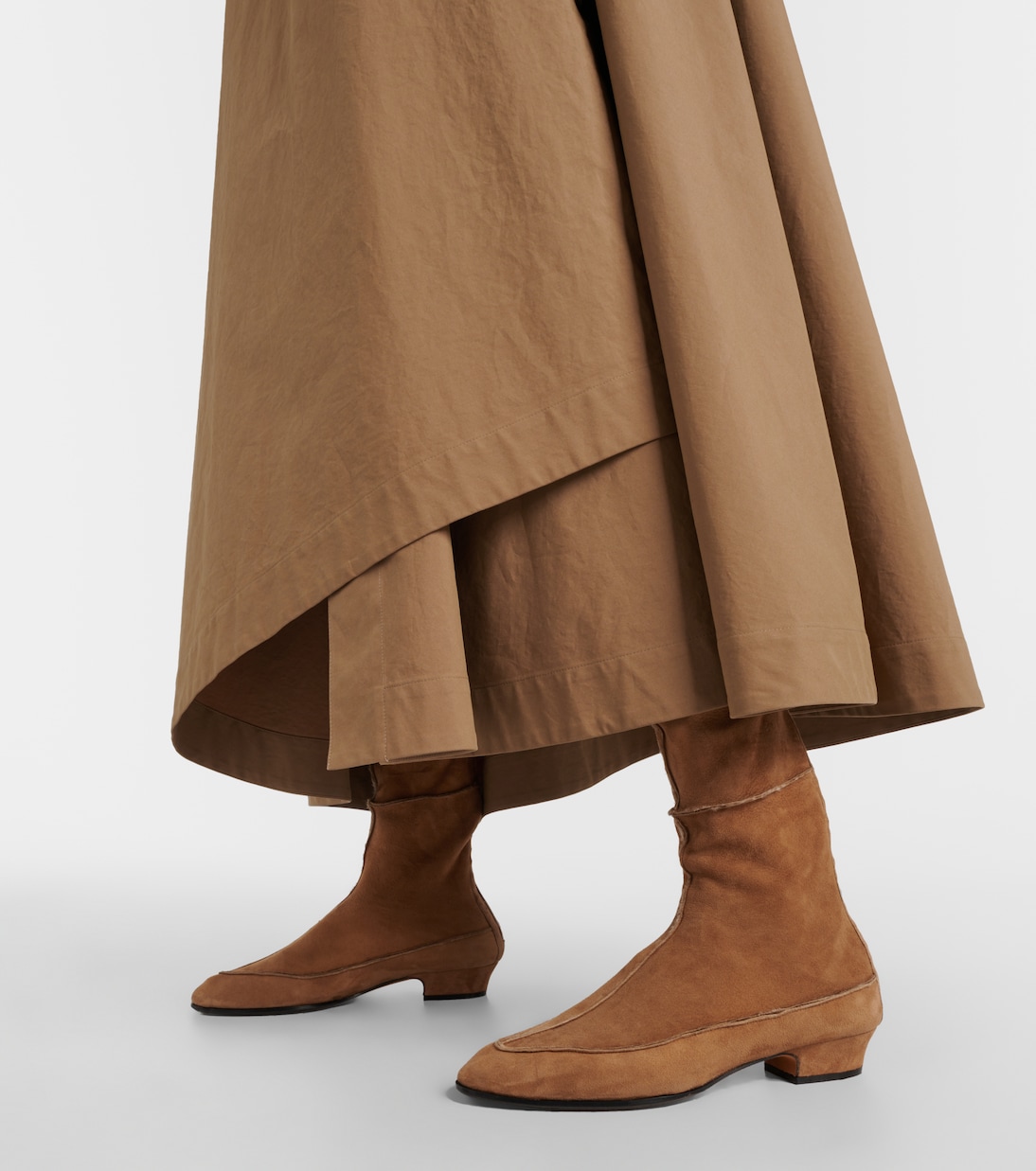 Awar suede over-the-knee boots | The Row