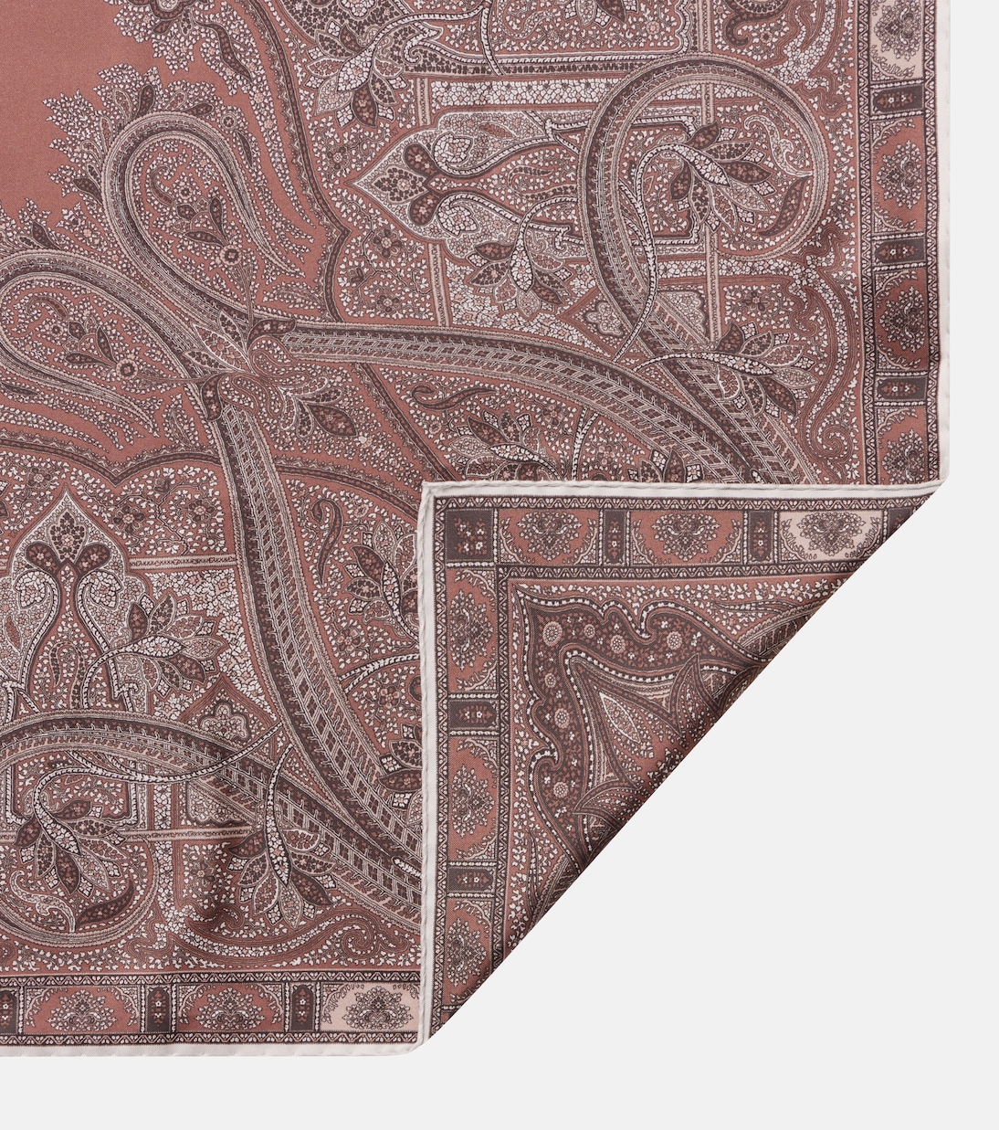 Sciarpa in twill di seta con stampa paisley | Saint Laurent