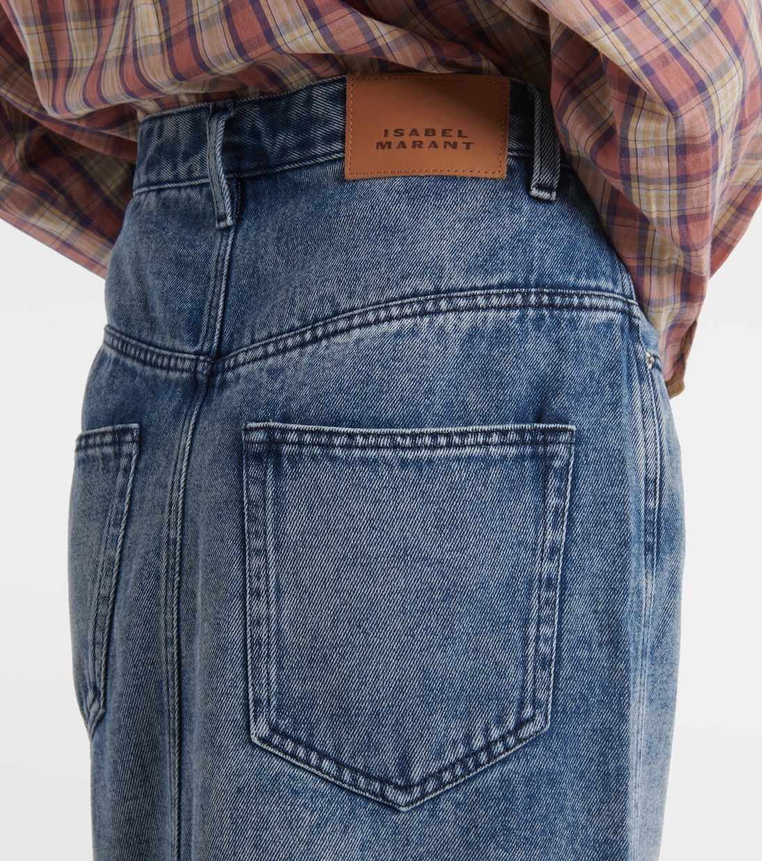 Falda midi Tilauriagz en denim | Marant Etoile