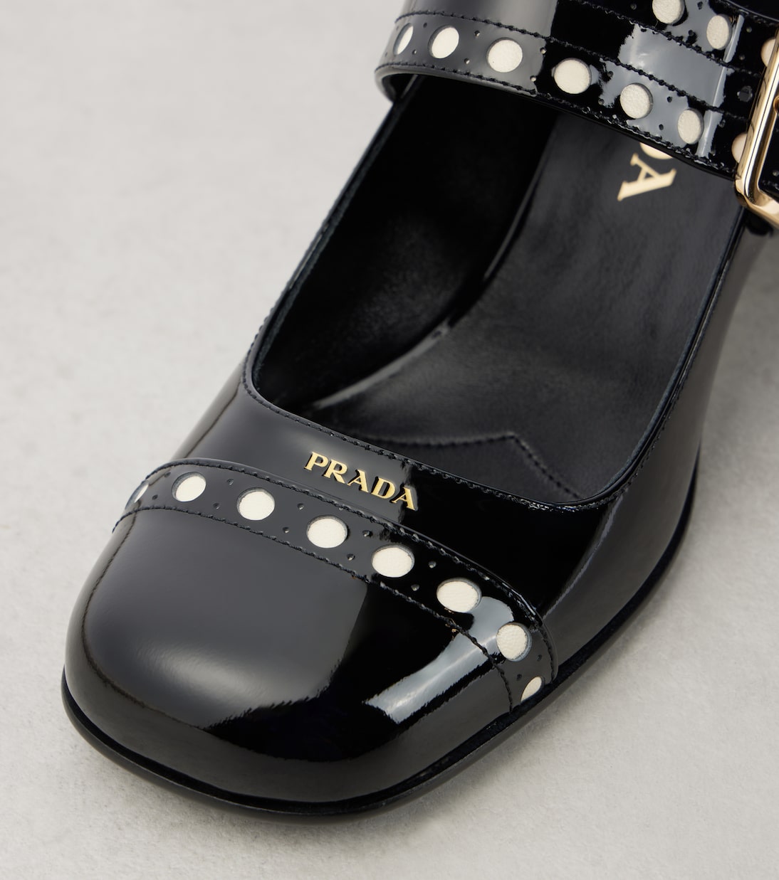 Escarpins Mary Jane 35 en cuir verni | Prada