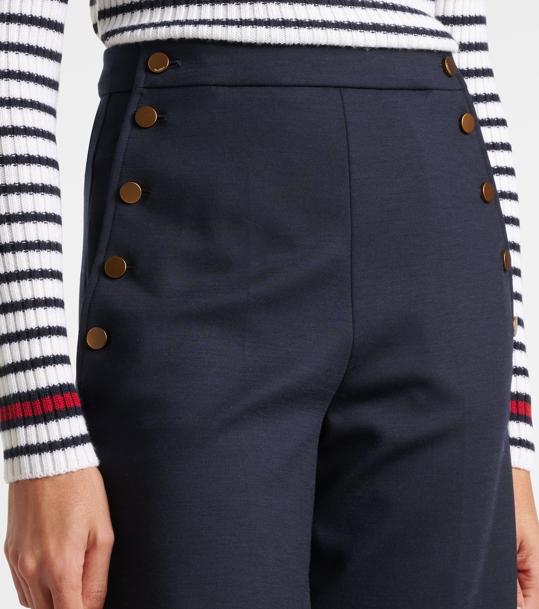 Jupe-culotte Valdez en laine mélangée | Max Mara