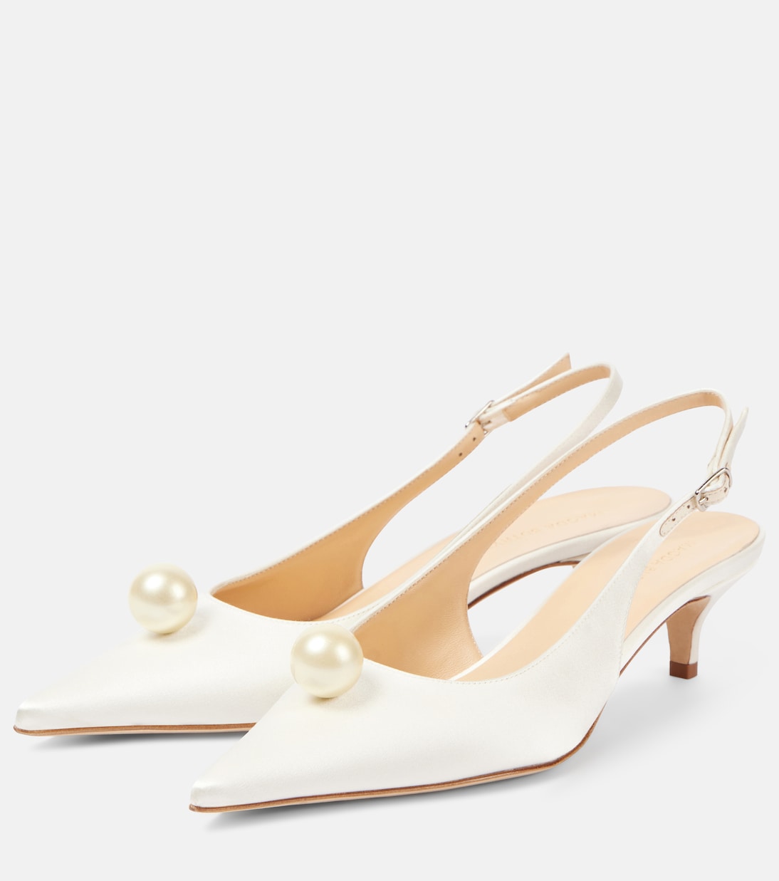 Escarpins slingback en satin | Magda Butrym