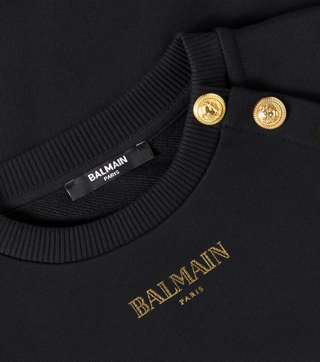 Bedrucktes Sweatshirt aus Baumwolle | Balmain Kids
