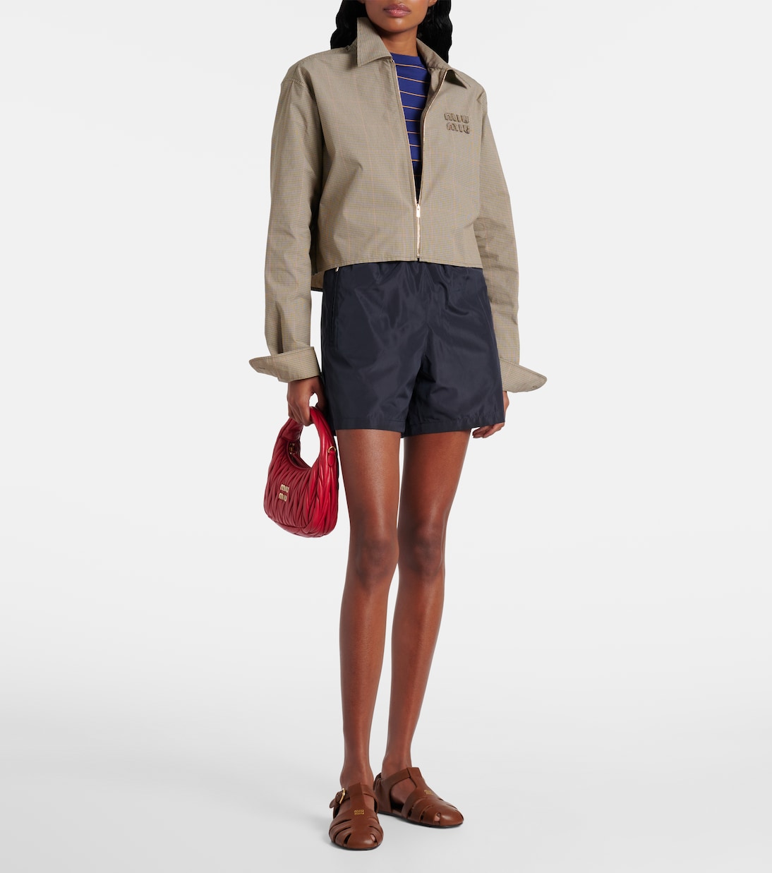 Sandali in pelle | Miu Miu