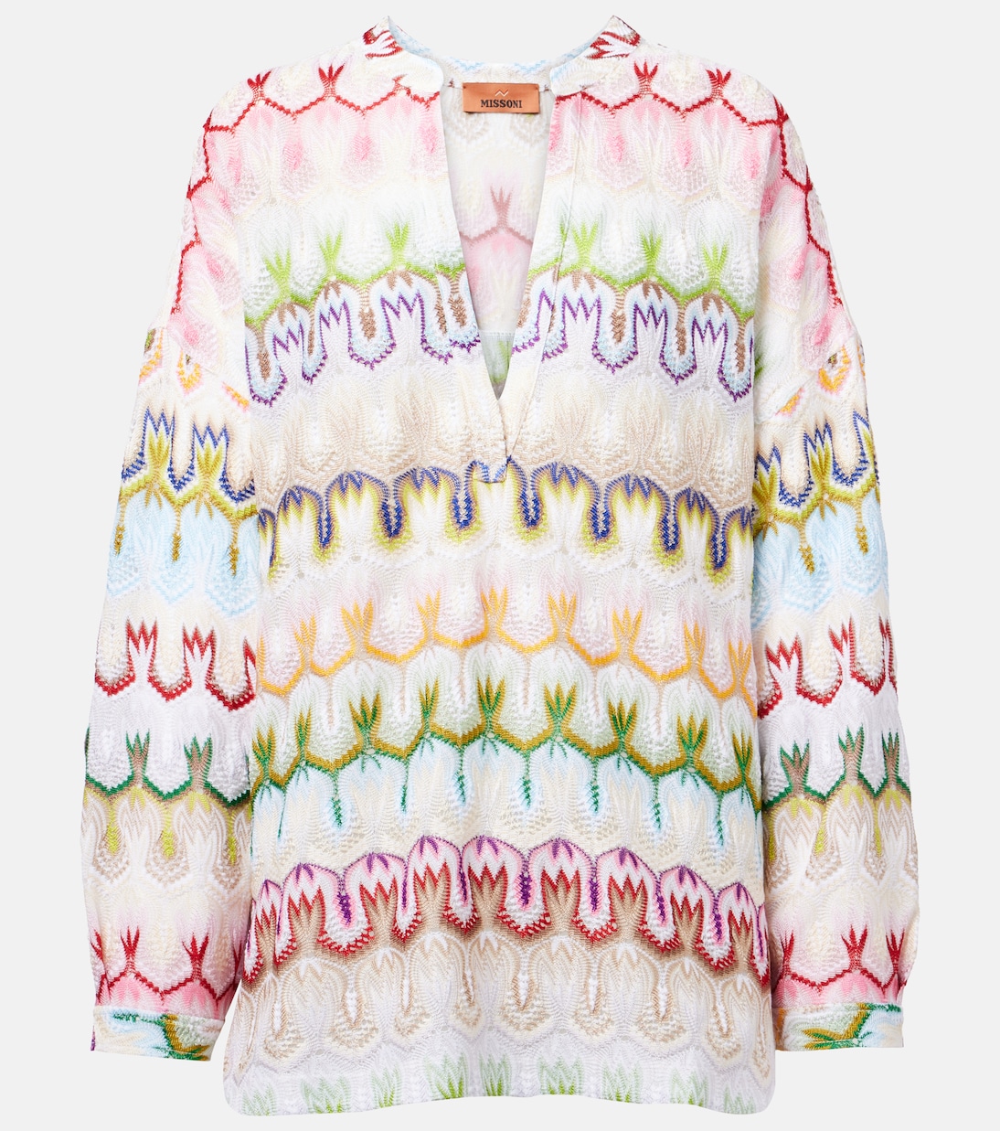 Blouse imprimée en lamé | Missoni