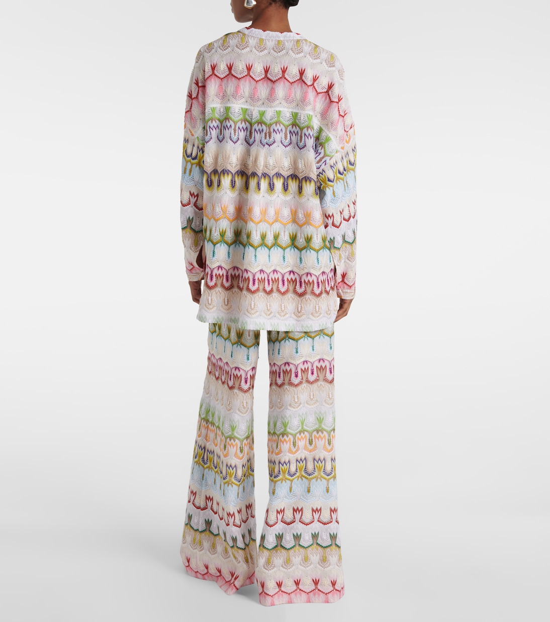 Blouse imprimée en lamé | Missoni