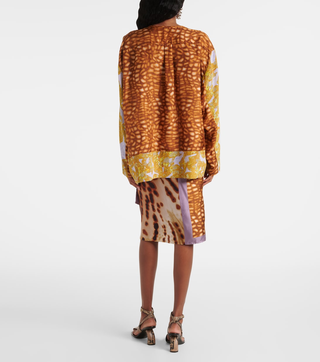 Top in seta con stampa | Dries Van Noten