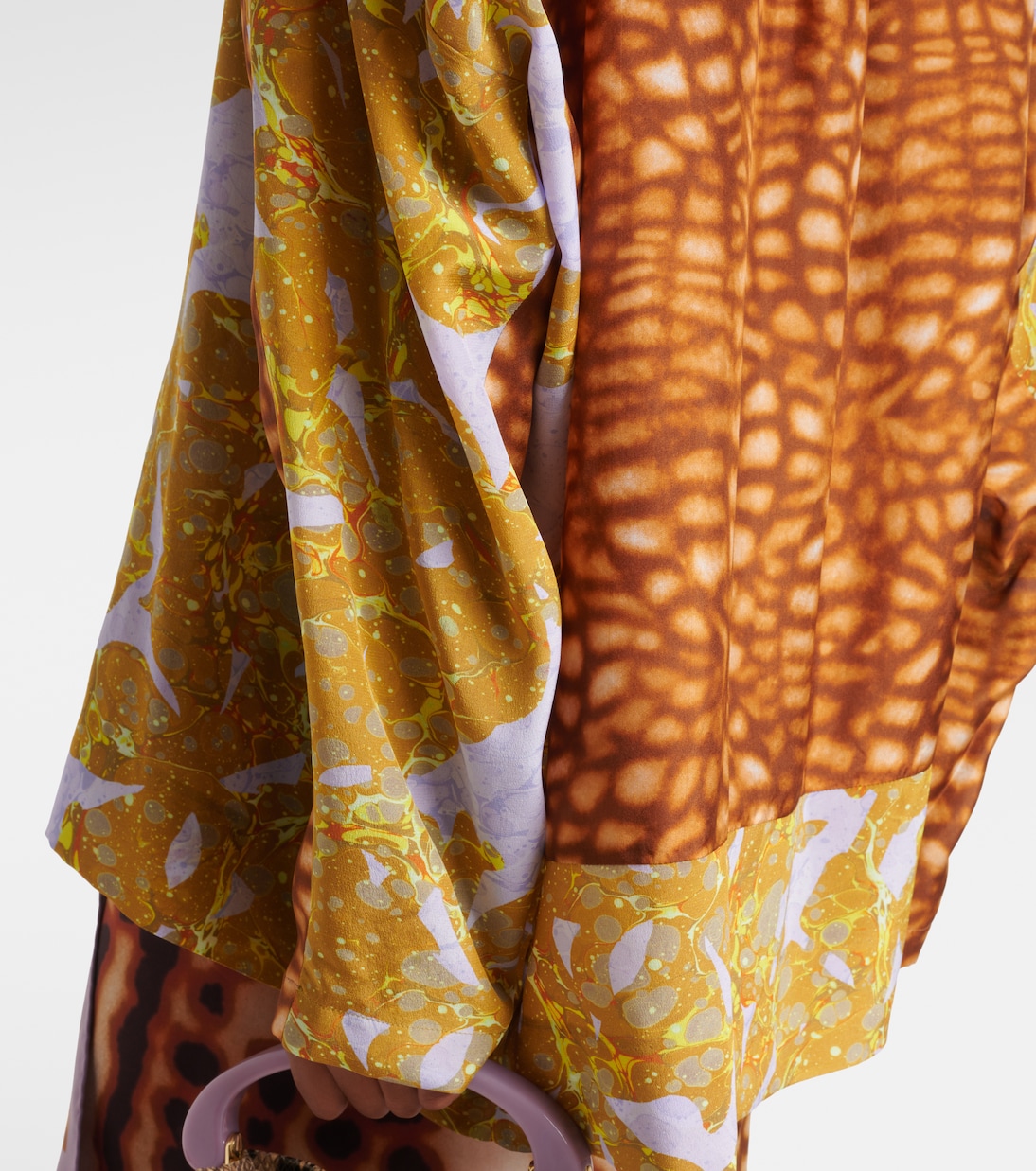 Top in seta con stampa | Dries Van Noten