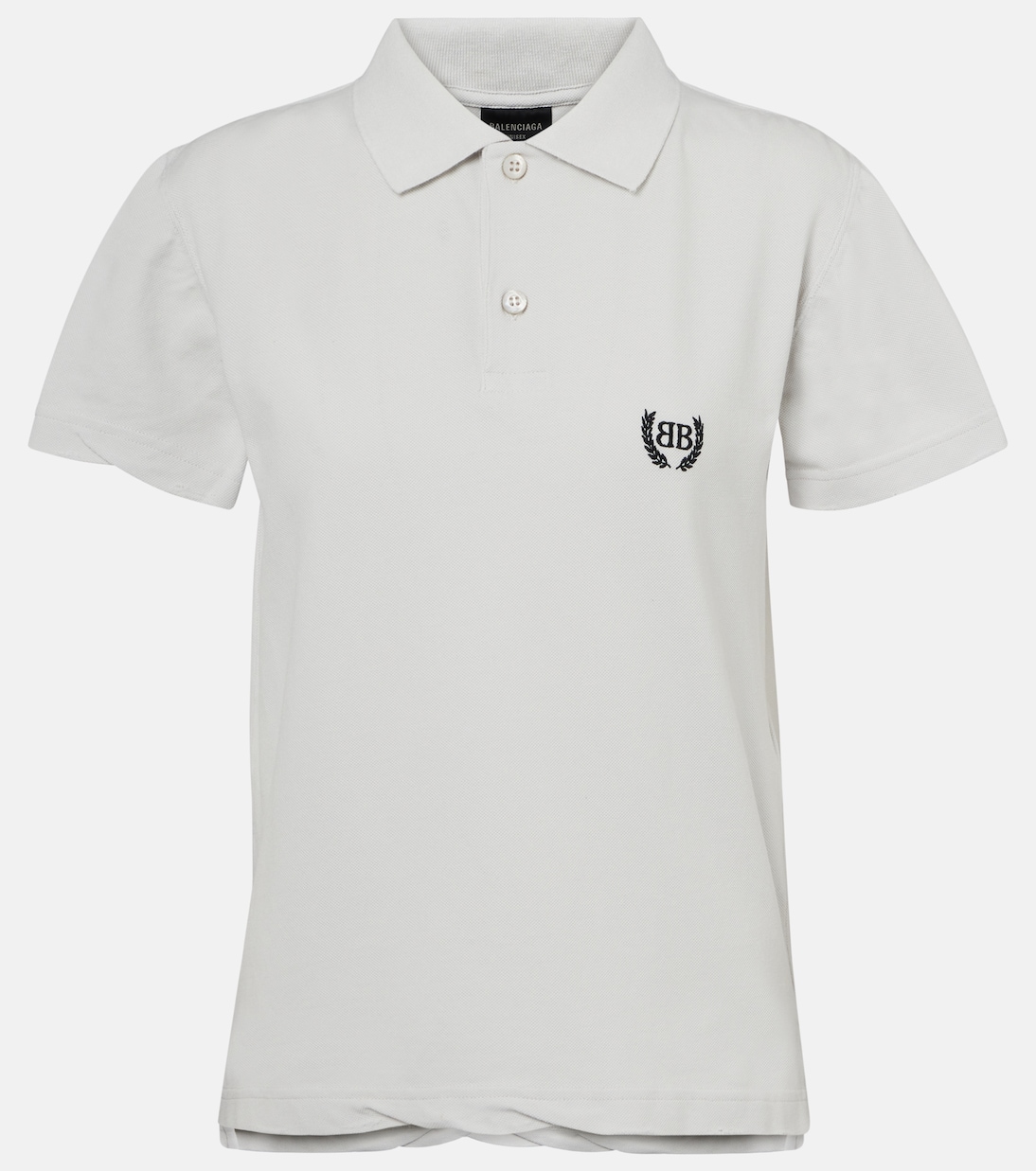 Polo Laurel in piqué di cotone | Balenciaga