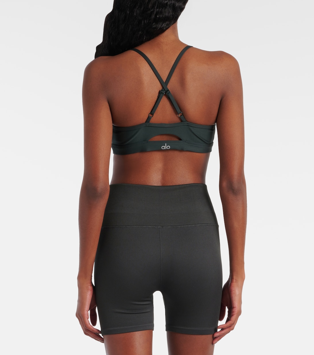 Seamless Ribbed Favorite biker shorts | Alo Yoga