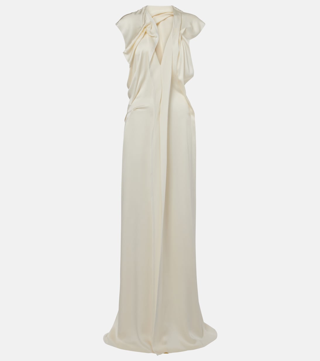 Robe aus Satin | Victoria Beckham