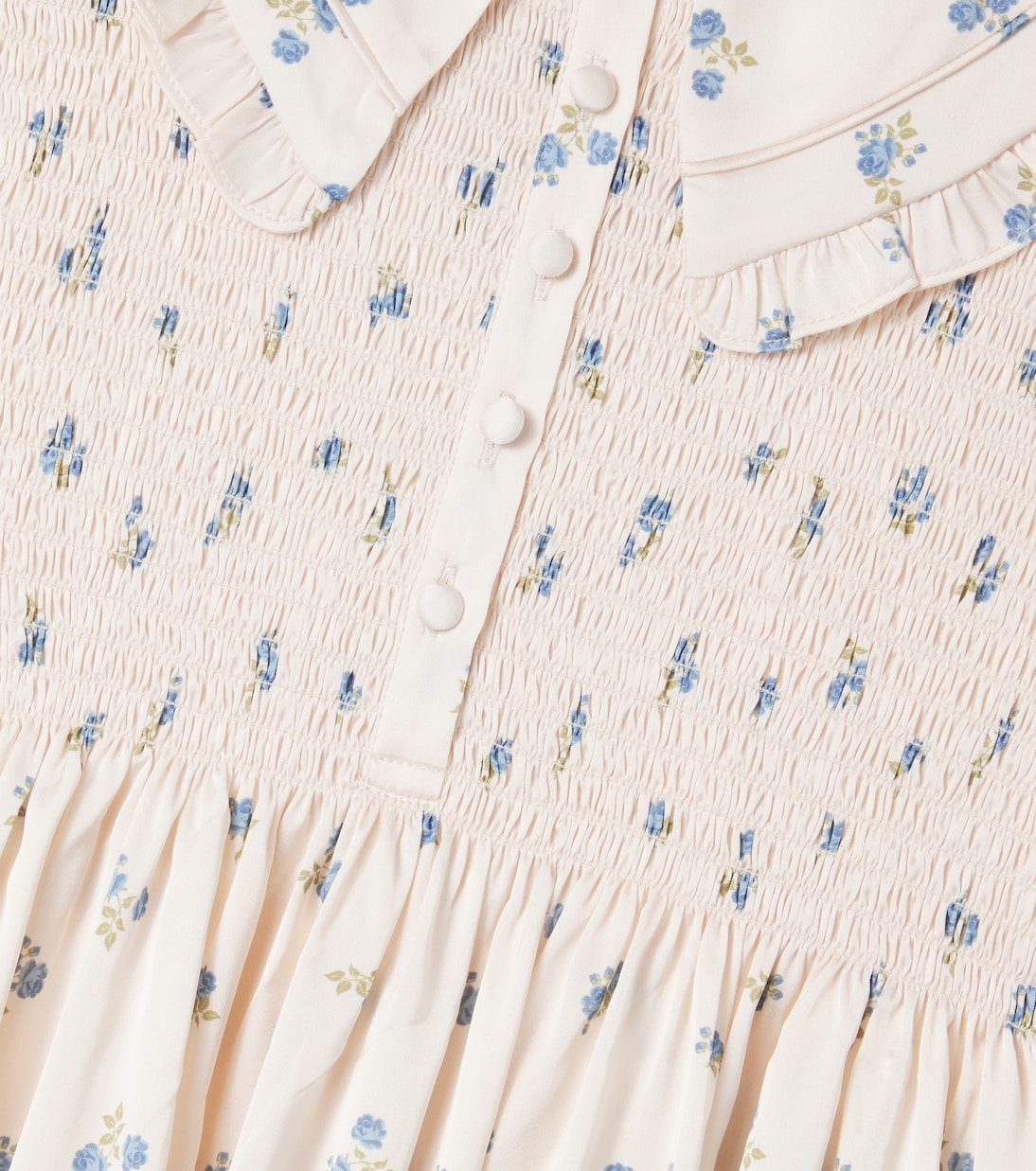 Sheeny floral shirred dress | Konges Sløjd