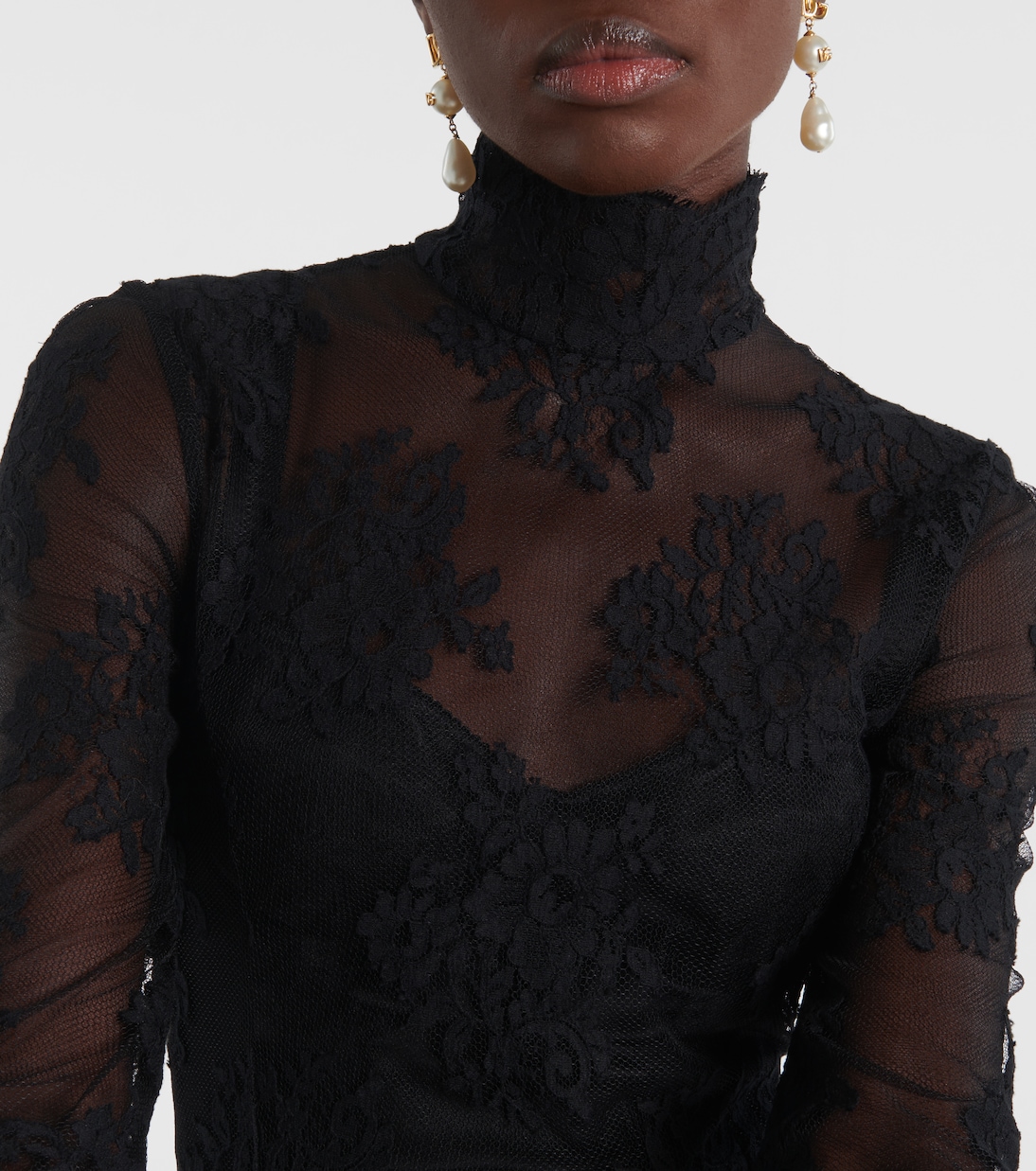 Minikleid Cord aus Spitze | Dolce&Gabbana