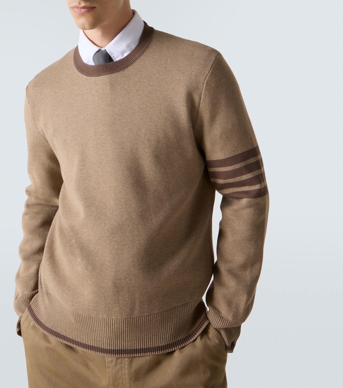 Pullover 4-Bar aus Baumwolle | Thom Browne