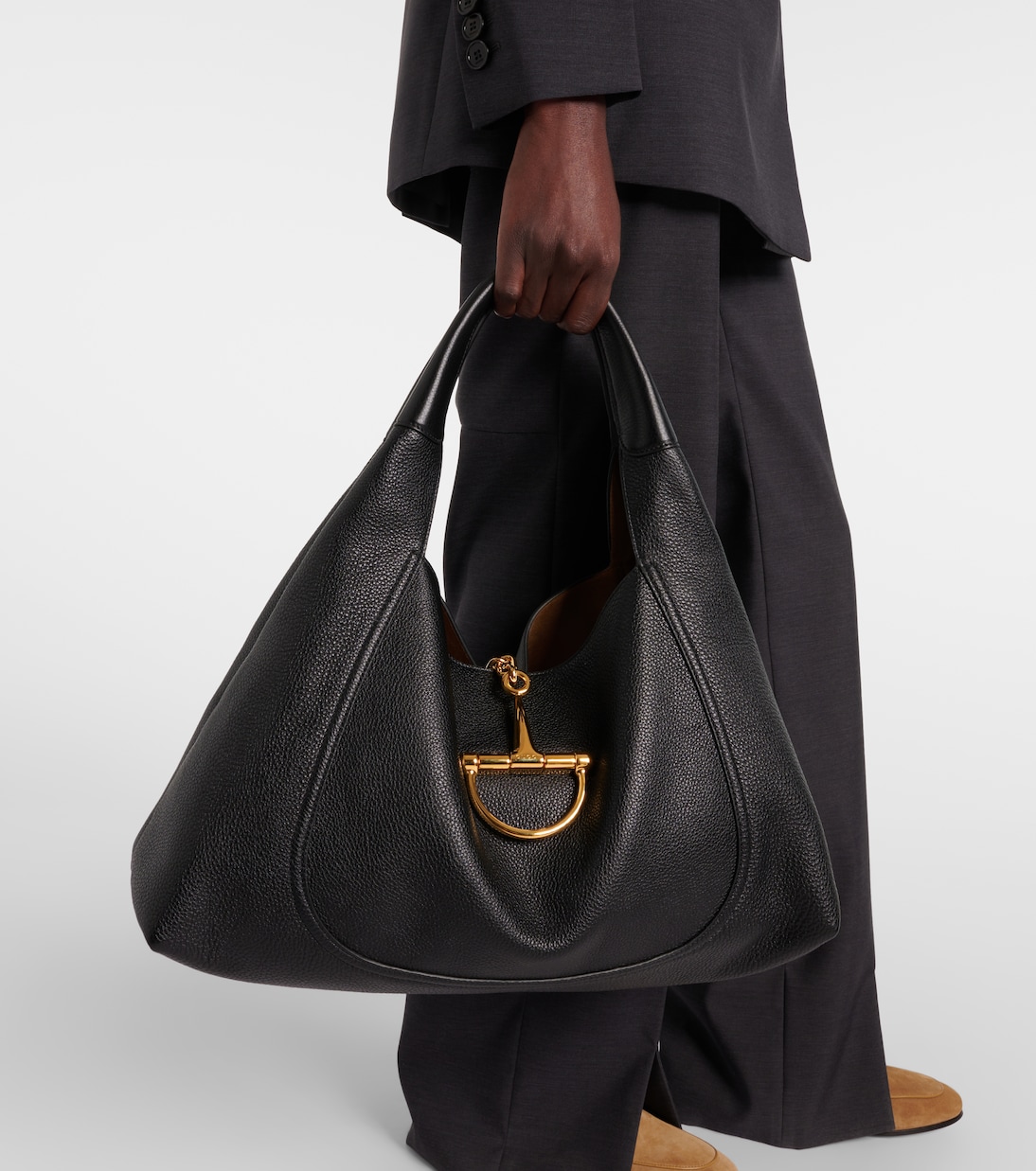 Gucci Softbit Maxi leather shoulder bag | Gucci