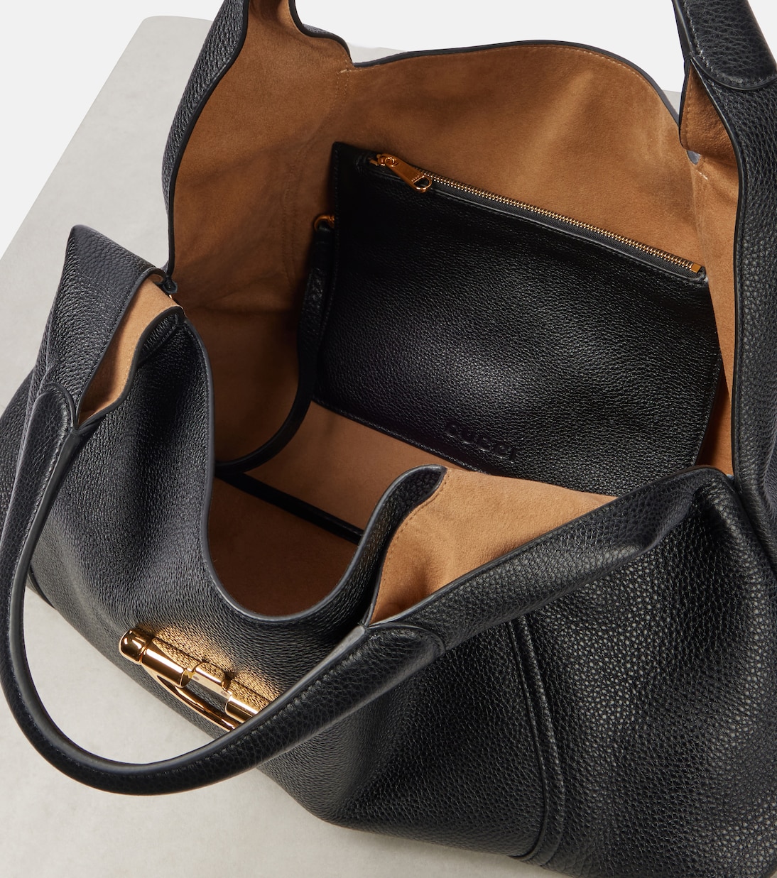 Gucci Softbit Maxi leather shoulder bag | Gucci
