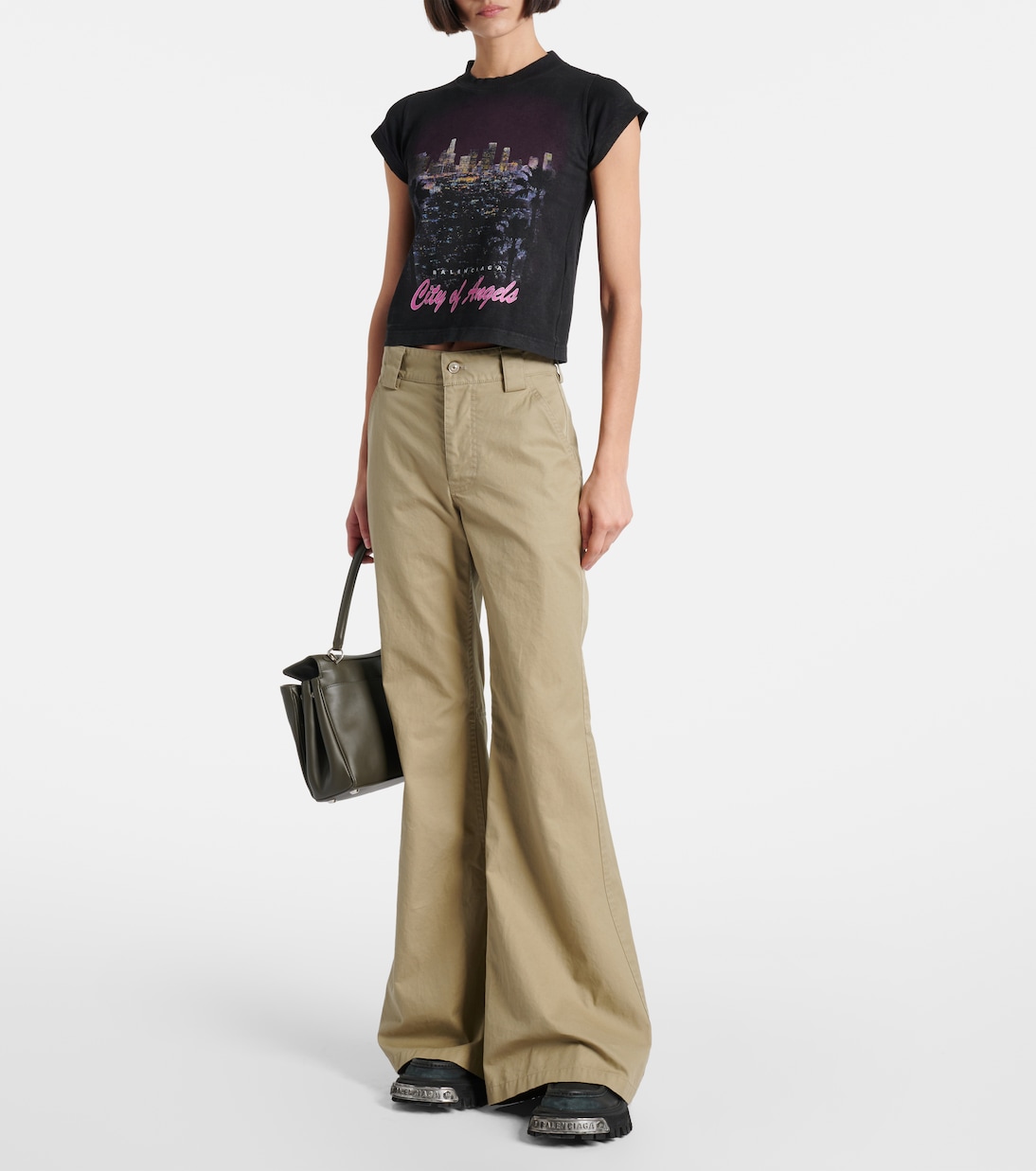 Cotton flared pants | Balenciaga