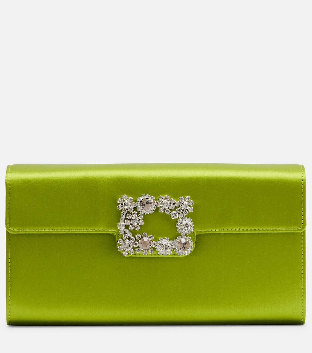 Efflorescence satin clutch | Roger Vivier